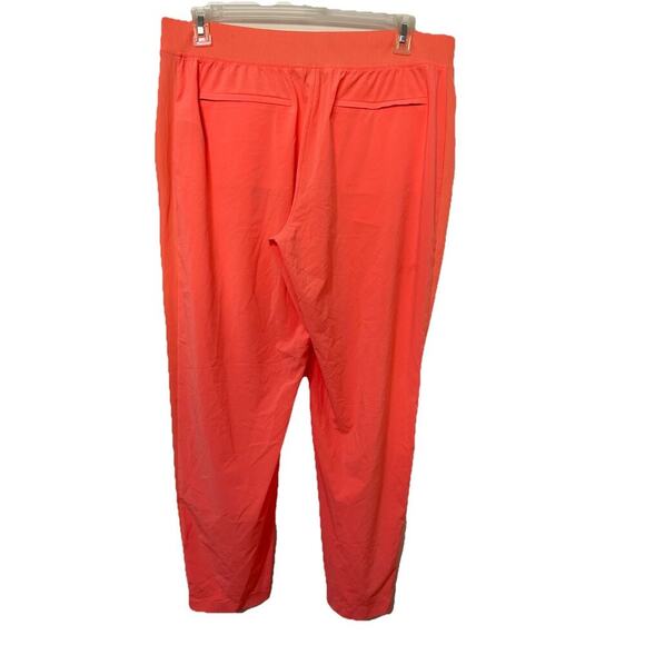 Athleta Brooklyn High Rise Ankle Pants Size 16 Sunset Glow Athleisure Gym NWOT - Picture 2 of 7
